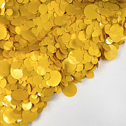Пайетка на шифоне арт.670# желтая